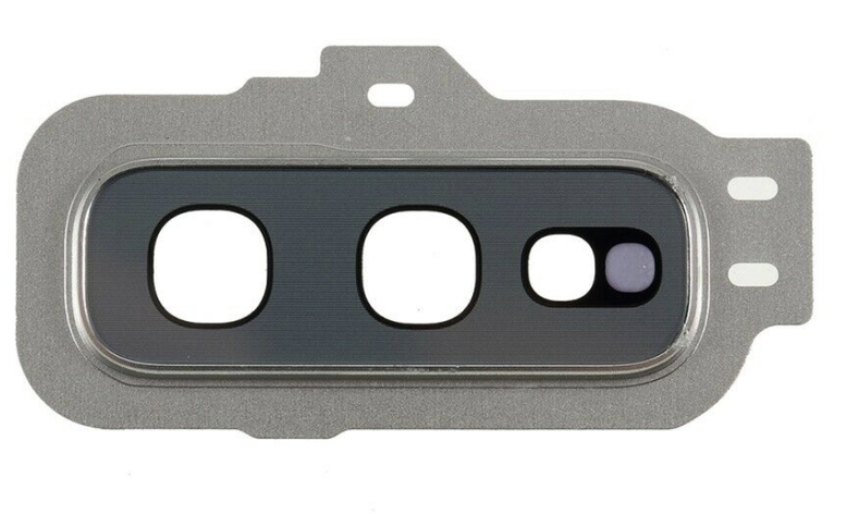 Скло камери Samsung G970 Galaxy S10e, з рамкою білого кольору, Prism White, фото 1