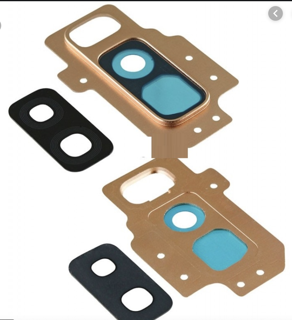 Скло камери Samsung G970 Galaxy S10e, з рамкою жовтого кольору, Canary Yellow