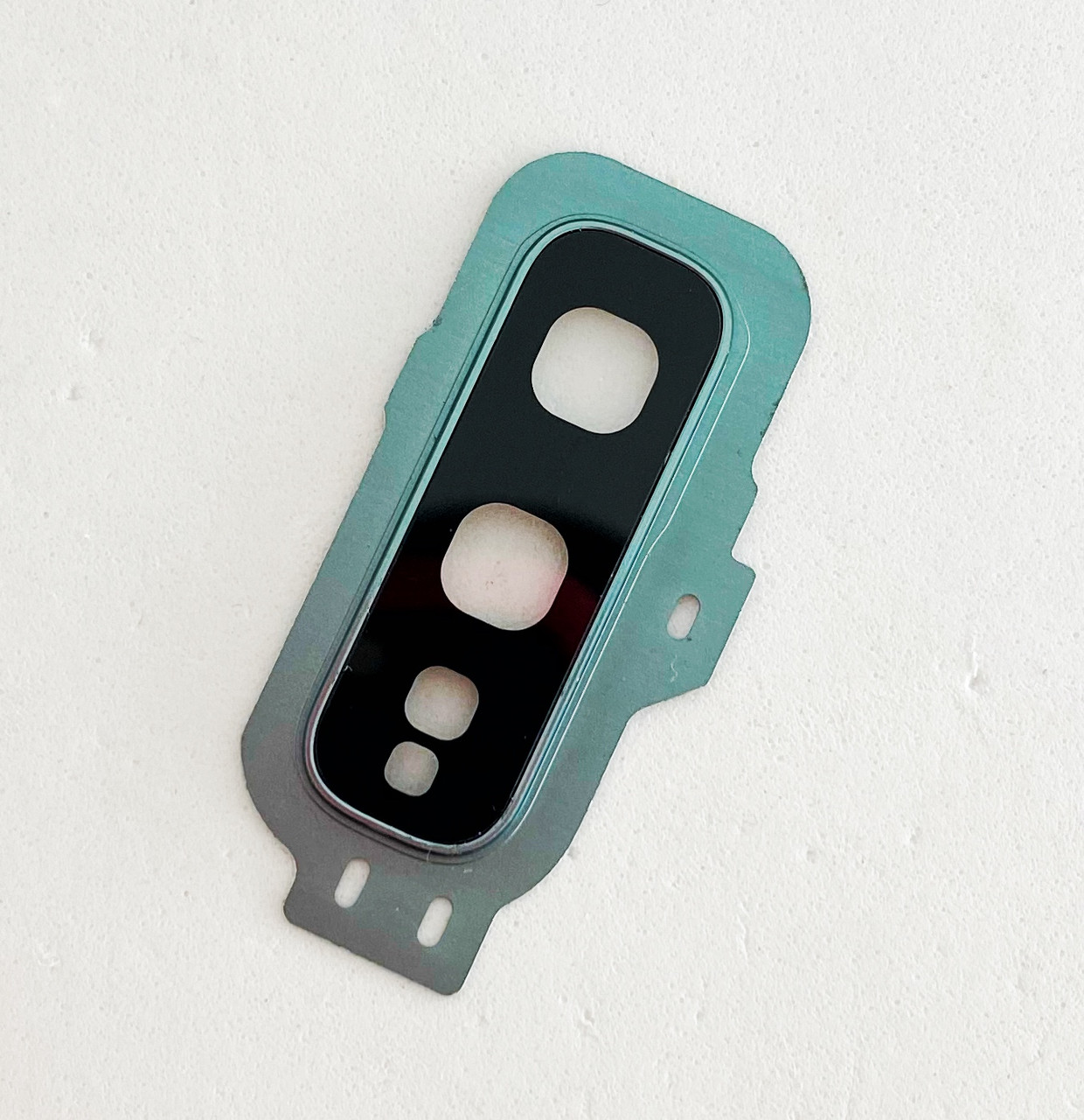 Скло камери Samsung G970 Galaxy S10e, з рамкою зеленого кольору, Prism Green