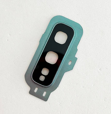 Скло камери Samsung G970 Galaxy S10e, з рамкою зеленого кольору, Prism Green, фото 1