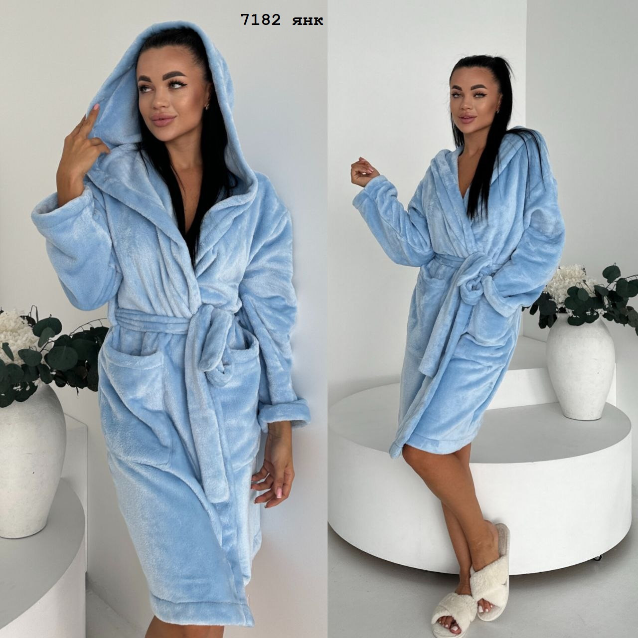 Халат жіночий махровий 7182 янк