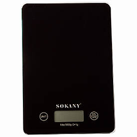 Кухонні ваги до 5 кг електронні точні ваги настільні Sokany