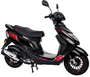 Скутер ZNEN Skuter Vivo Euro 5 Czarno-czerwony