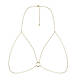 Ланцюжок портупея Bijoux Indiscrets Magnifique Bra Chain - Gold, прикраса на тіло, фото 3