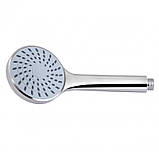 Змішувач для ванни Lidz Lamb 143 з поворотним виливом двохвентильний (з душовим гарнітуром) LDLAM143CRM22143, фото 4