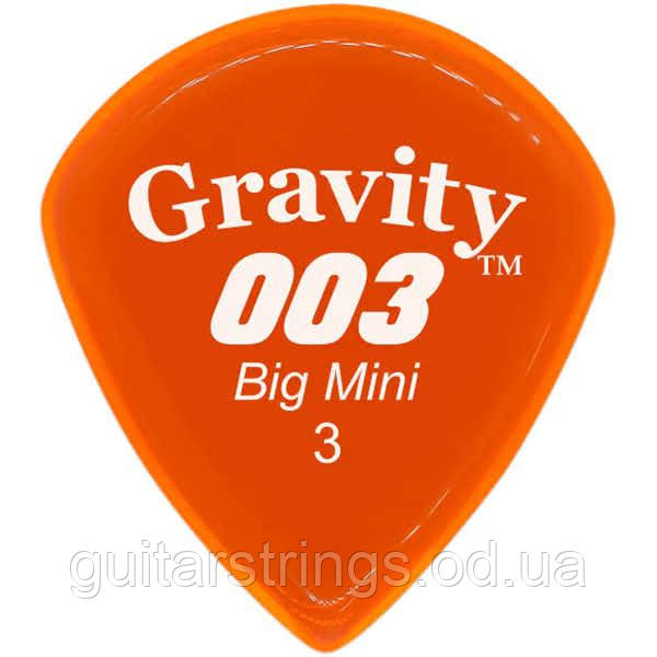 Медіатор Gravity Picks G003B3P 003 Big Mini Polished 3.00 mm