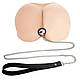 Силіконова анальна пробка Art of Sex Metal Anal Plug with Leash size S з повідцем Black, фото 4