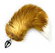 Металева анальна пробка з хвостом із натурального хутра Art of Sex size M Foxy fox, фото 3
