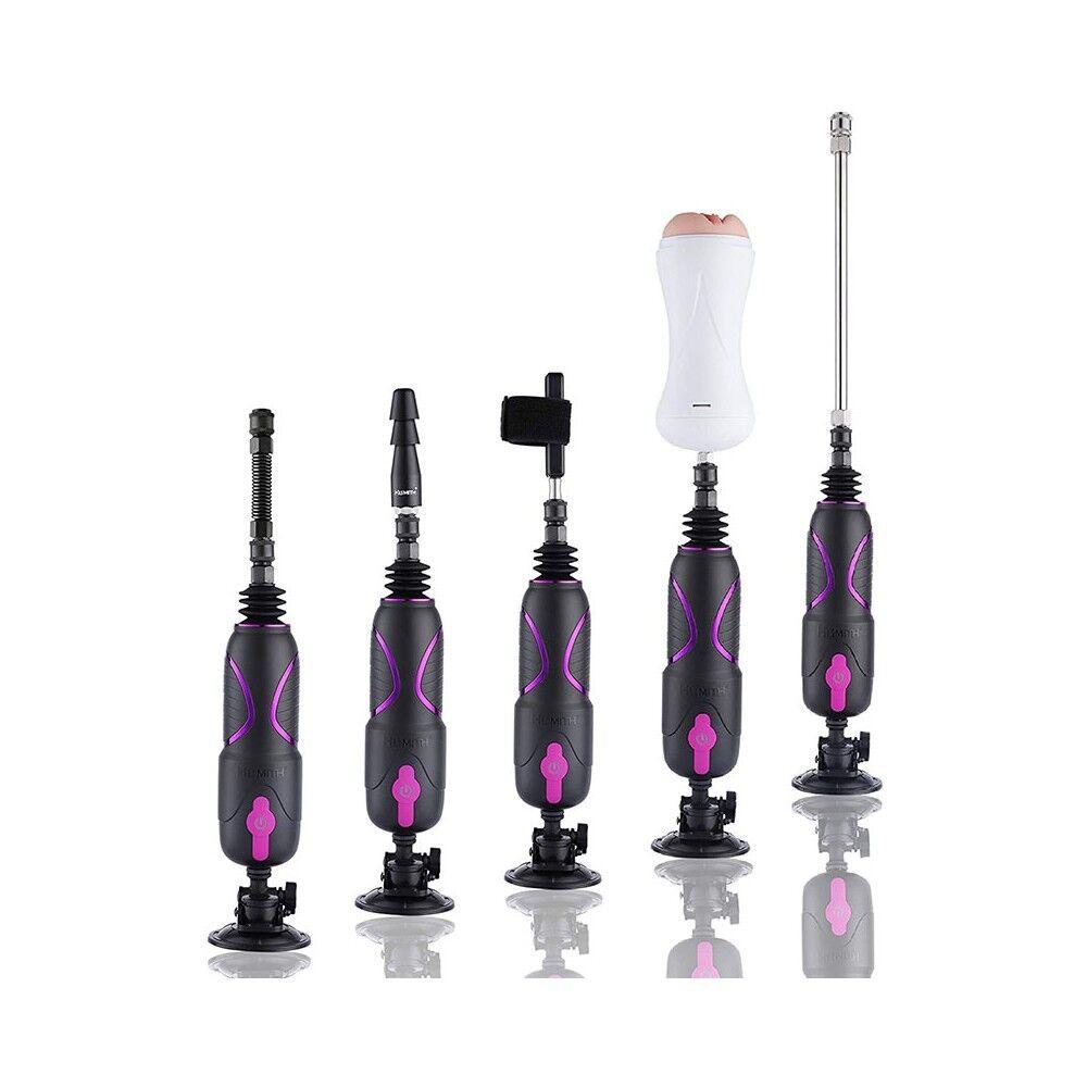 Набір адаптерів для секс-машин Hismith Luxury Kit - KlicLok System Set, фото 1