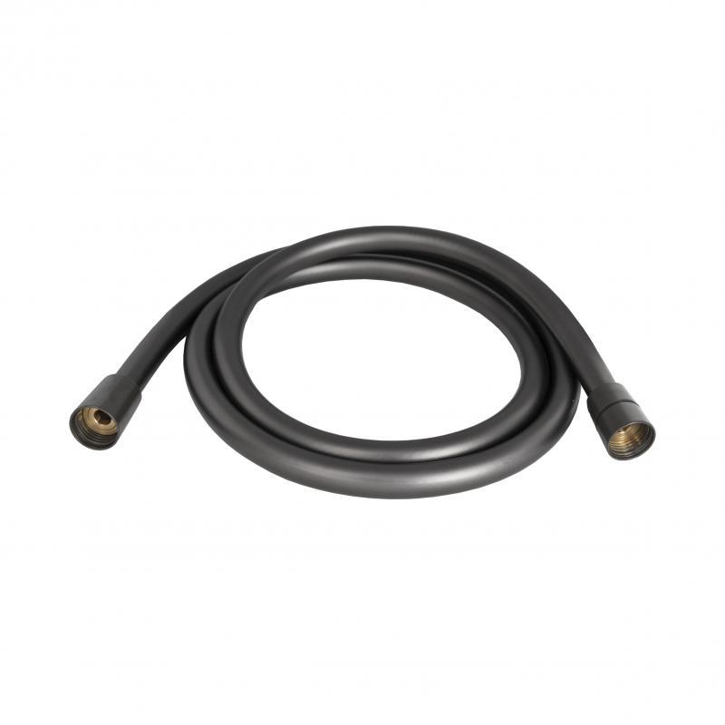 Шланг для ручного душу Qtap Hadice 1600 мм QTHADPVC160G Graphite, фото 1