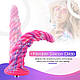 Фантазійний фалоімітатор 10.12″ для секс-машин Hismith Silicone Dildo rose Monster Series, KlicLok, фото 3