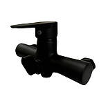 Змішувач для ванни Lidz Nicole 005 з поворотним виливом (з душовим гарнітуром) (k35) LDNIC005BLA45183 Black, фото 4