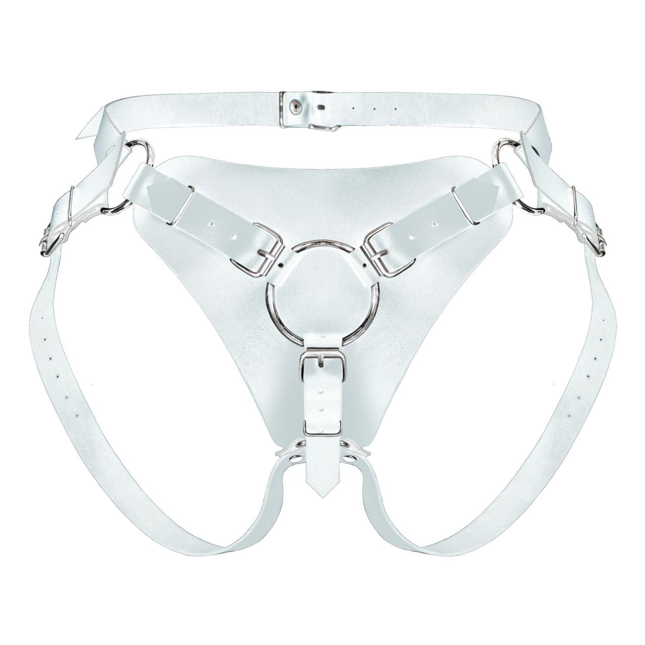 Труси для страпона Feral Feelings Strap-on Harness White, white, фото 1