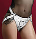 Труси для страпона Feral Feelings Strap-on Harness White, white, фото 2