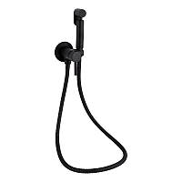 Набор для гігієнічного душу Qtap Inspai-Varius округлий QTINSVARBСRV00440001 Black Matt