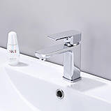 Змішувач для раковини Lidz Dozorca 001 (k35) LDDOZ001CRM45403 Chrome, фото 5