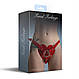 Трусики Серце для страпону Feral Feelings - Hearts Strap-on Belt Red, фото 4