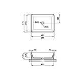 Раковина-чаша Qtap Tern 475х370х140 Matt black QT172074MBMBN, фото 5