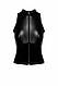 Топ Noir Handmade F324 Glam wetlook top with vinyl corset - M, фото 7