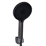 Змішувач для ванни Qtap Vlasta New з довгим поворотним виливом (з душовим гарнітуром) QTVLA260GMB45645, фото 4