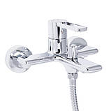 Змішувач для ванни Qtap Taurus (з душовим гарнітуром) QTTAU259CRM45661 Chrome, фото 3