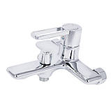 Змішувач для ванни Qtap Taurus (з душовим гарнітуром) QTTAU259CRM45661 Chrome, фото 7