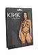 Стрепи-портупея з чокером Leg Avenue Satin elastic harness teddy, One size, Black, фото 7