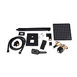 Душова система універсальна Qtap Aquarius прихованого монтажу на два споживача QTAQA64103NGB Black Matt, фото 10