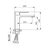 Змішувач для раковини Qtap Gemini QTGEM270CRM45673 Chrome, фото 2