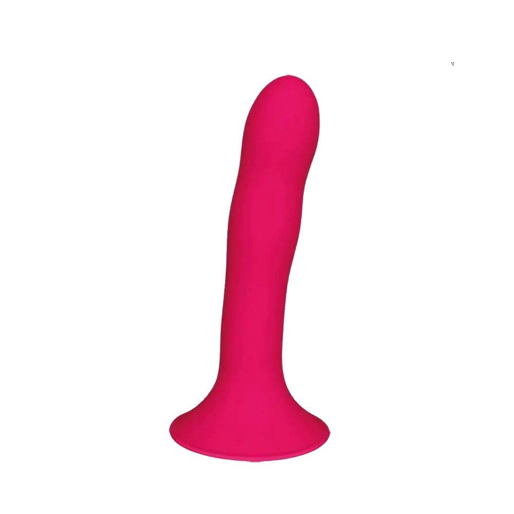 Дилдо з присоскою Adrien Lastic Hitsens 4 Pink, відмінно для страпона, діаметр 3,7см, довжина 17,8см, фото 1