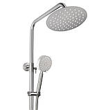 Душова система універсальна Lidz Aria 1031 на три споживача (з виливом) (k35) LDARI1031NKS34933 Nickel, фото 5