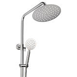 Душова система універсальна Lidz Aria 1031 на три споживача (з виливом) (k35) LDARI1031NKS34933 Nickel, фото 6