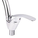 Змішувач для кухні Lidz Mars 008F (k40) LDMAR008FCRM34858 Chrome, фото 3