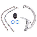 Змішувач для кухні Lidz Mars 008F (k40) LDMAR008FCRM34858 Chrome, фото 6