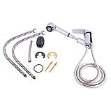 Змішувач для кухні Lidz Mars 011 з висувним виливом (k40) LDMAR011CRM34859 Chrome, фото 6