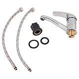 Змішувач для кухні Lidz Mars 003M (k40) LDMAR003MCRM34878 Chrome, фото 6