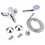 Змішувач для ванни Lidz Anny 006 (з душовим гарнітуром) (k40) LDANN006CRM35121 Chrome, фото 6