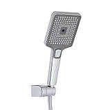 Змішувач для ванни Qtap Presto з довгим поворотним виливом (з душовим гарнітуром) QTPRE2601CRM45573 Chrome, фото 3