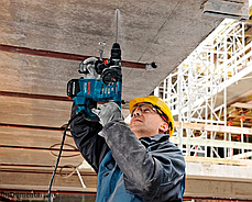 Професійний електричний перфоратор Bosch Professional GBH 3-28 DRE в чемодані : 800 Вт, 3.1 Дж, SDS-Plus, фото 4