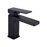 Змішувач для раковини Qtap Gemini (з гігієнічним душем) QTGEM272BLM45690 Black Matt, фото 3