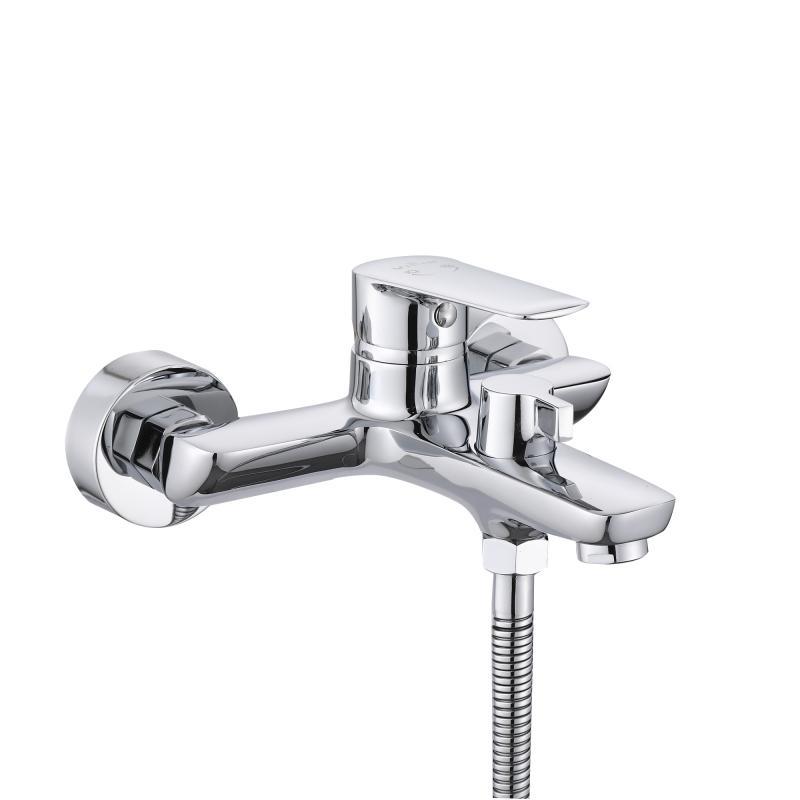 Змішувач для ванни Qtap Leo New (з душовим гарнітуром) QTLEO259CRM45563 Chrome, фото 1