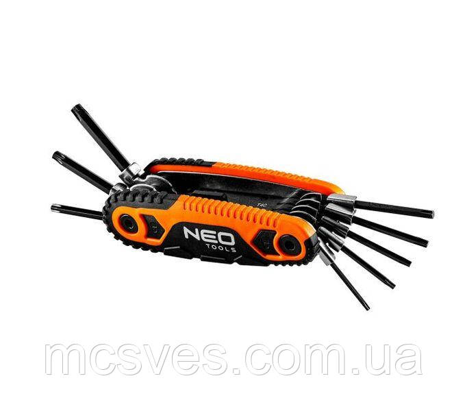 Ключі шестигранні з ручкою NEO Tools 1.5-8 мм 8 шт (09-571)