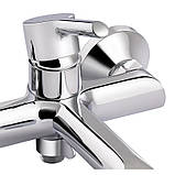 Змішувач для ванни Qtap Grand (з душовим гарнітуром) QTGRACRM006 Chrome, фото 4