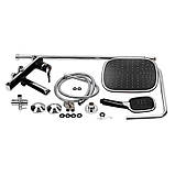 Душова система універсальна Qtap Grand на три споживача (з виливом) QTGRABCR1004 Chrome/Black, фото 10