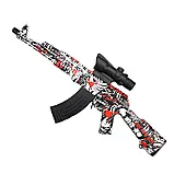 Автомат іграшковий Gel Blaster АК-47 акумуляторний на орбізах Орбіган, бластер дитячий, фото 2