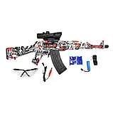 Автомат іграшковий Gel Blaster АК-47 акумуляторний на орбізах Орбіган, бластер дитячий, фото 7
