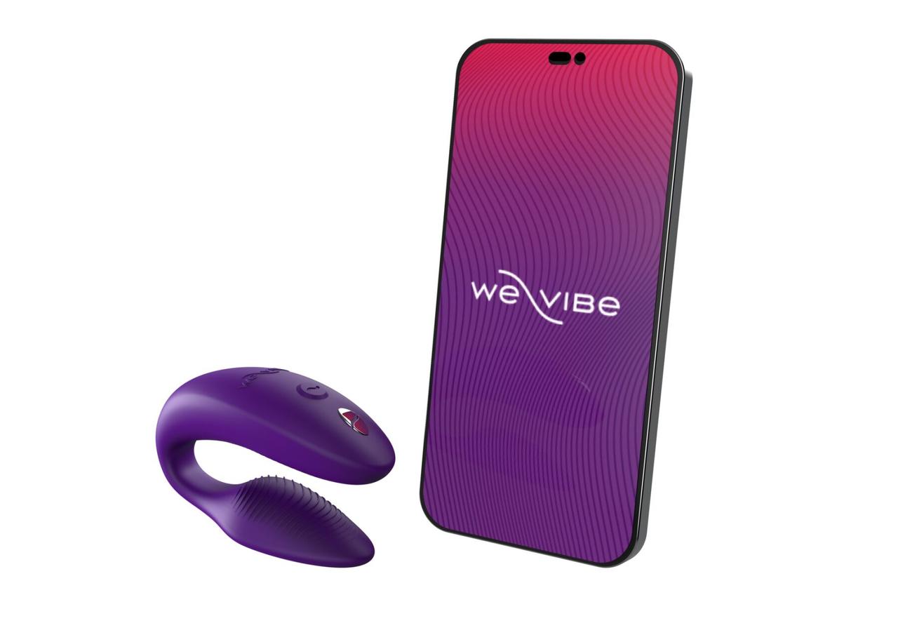 Смарт-вібратор для пар We-Vibe Sync 2 Purple, 10 віброрежимів, пульт ДК, фото 1