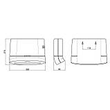 Тримач для паперових рушників Qtap Pohodli 300 мм QTDR600WP White (Držák), фото 2