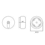 Диспенсер для паперових рушників Qtap Pohodli QT172WH42906 White (Domov), фото 2