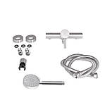 Змішувач для душу Lidz Aria 010 (з душовим гарнітуром) (k35) LDARI010NKS43361 Nickel, фото 4